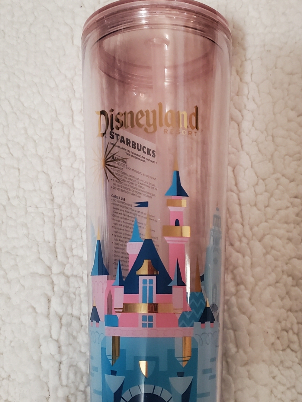 Disneyland Starbucks Sleeping Beauty Castle Tumbler